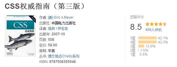 CSS权威指南（第三版）